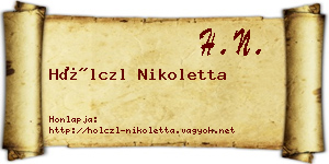 Hölczl Nikoletta névjegykártya